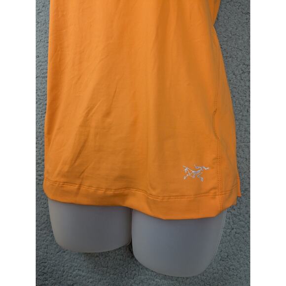 Arc'teryx Tank Top Womens Large Atom LT Orange Athletic Wear Fitness Hiking Gym - Picture 10 of 12